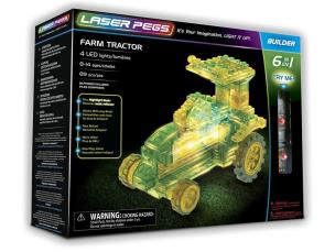 Opakowanie Klocki laser pegs 6 w 1 Farm Tractor