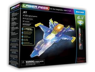 Opakowanie Klocki laser pegs 6 w 1 Jet