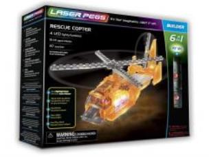 Opakowanie Klocki laser pegs 6 w 1 Rescue Copter