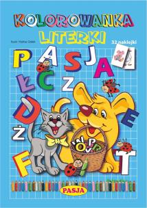 Okładka książki Kolorowanka Literki