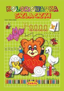 Okładka książki Kolorowanka Szlaczki
