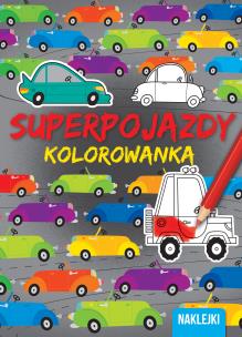 Okładka książki Kolorowanki Superpojazdy