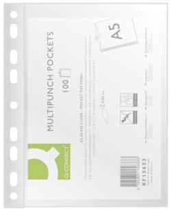 Opakowanie Koszulka na dokumenty A5 100 sztuk krystaliczna