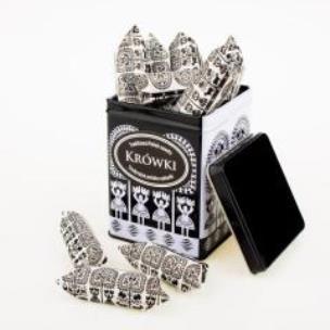 Opakowanie Krówki kurpiowskie w puszce 200g FOLKSTAR