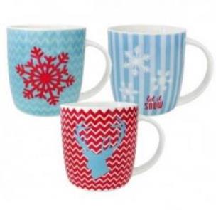 Opakowanie Kubki 320ml czerwono-niebieski