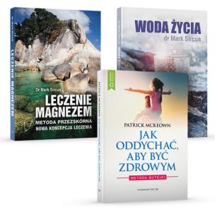 Okładka książki Leczenie magnezem / Woda życia / Jak oddychać aby być zdrowym