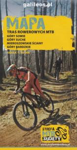 Okładka książki Mapa tras rowerowych MTB strefa Sudety 1:50 000