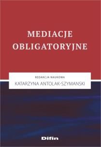 Okładka książki Mediacje obligatoryjne