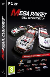 Opakowanie Mega Pakiet Gier Wyscigowych PC
