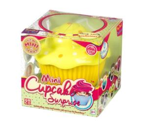 Opakowanie Mini cupcake Babeczka z niespodzianką żółta