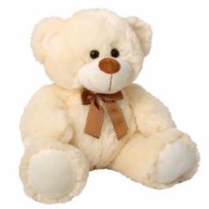 Opakowanie Miś Ludwik 25 cm ecru