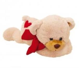 Opakowanie Miś z serduszkiem leżący 40 cm