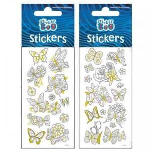 Opakowanie Naklejki do kolorowania Sticker BOO motyle