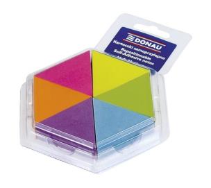 Opakowanie Notesy samoprzylepne Donau trókąt 6szt.150k.neon mix kolor 7564001PL-99