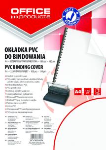 Opakowanie Okładki do bindowania Office Products PVC A4 transparentny