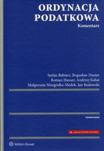 Okładka książki Ordynacja podatkowa Komentarz