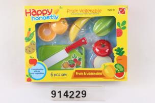 Okładka książki Owoce do krojenia 6 części 27x20cm.