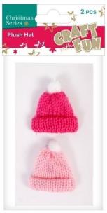 Opakowanie Ozdoba czapeczka 2 szt.- Boże Narodzenie