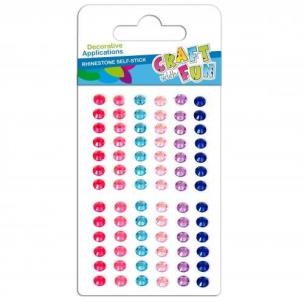 Opakowanie Ozdoba dekoracyjna krysztalki samoprzylepne 6kol