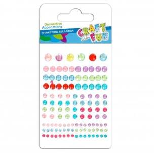 Opakowanie Ozdoba dekoracyjna krysztalki samoprzylepne kółka