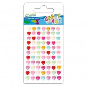 Opakowanie Ozdoba dekoracyjna krysztalki samoprzylepne serca