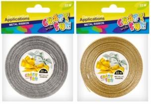 Opakowanie Ozdoba dekoracyjna wstażka metaliczna 384101