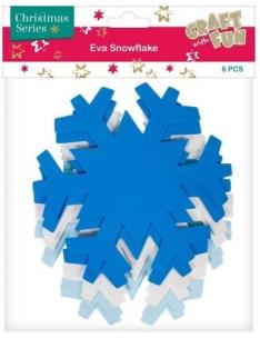 Opakowanie Ozdoba Płatek śniegu 6 szt.