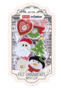 Opakowanie Ozdoby filcowe z klipsem 921775