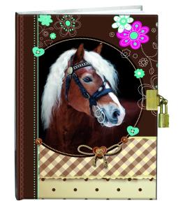 Opakowanie Pamiętnik z kłódką 13x18cm Sweet Horse