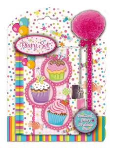 Opakowanie Pamiętnik z kluczykiem Cookie