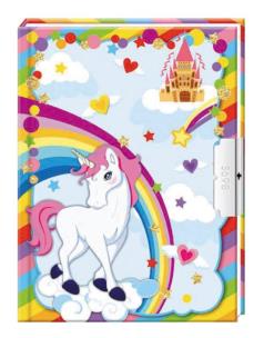 Opakowanie Pamiętnik z kluczykiem Unicorn
