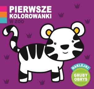 Okładka książki Pierwsze Kolorowanki W zoo