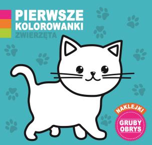 Okładka książki Pierwsze Kolorowanki Zwierzęta