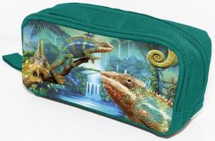 Opakowanie Piórnik kosmetyczka Donau Chameleon zielony