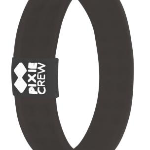 Opakowanie Pixie Crew Bransoletka silikonowa czarna