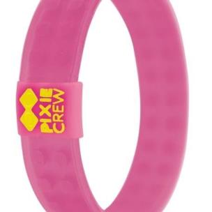 Opakowanie Pixie Crew Bransoletka silikonowa różowa