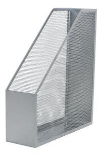 Opakowanie Pojemnik na dokumenty Q-Connect A4 metalowy srebrny