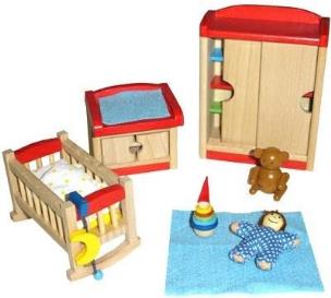 Opakowanie Pokój niemowlaka do domu dla lalek