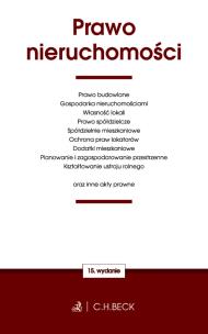 Okładka książki Prawo nieruchomości oraz ustawy towarzyszące