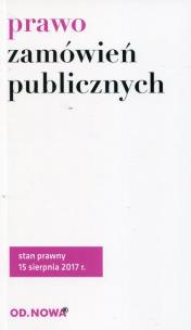 Okładka książki Prawo zamówień publicznych