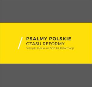 Okładka książki Psalmy polskie czasu reformy