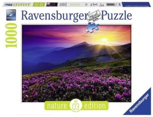 Opakowanie Puzzle 1000 Górskie łąki o świcie