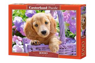 Opakowanie Puzzle 1000 Puppy in Basket