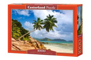 Opakowanie Puzzle 1000 Secret Beach, Seychelles
