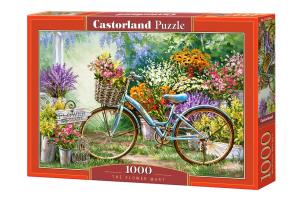 Puzzle 1000 The Flower Mart. Wydawca: Castorland. Multiszop.pl Opakowanie Puzzle 1000 The Flower Mart