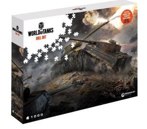 Opakowanie Puzzle 1000 World of Tanks. East v West
