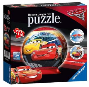 Opakowanie Puzzle 3D kula Auta 3 72