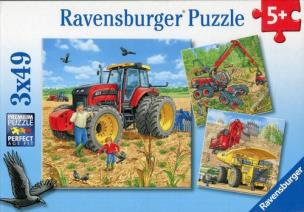 Opakowanie Puzzle 3x49 Ogromne maszyny