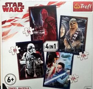 Opakowanie Puzzle 4w1 Star Wars Gotowi do starcia