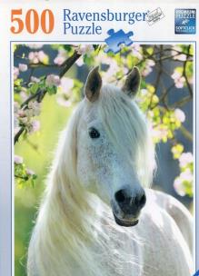 Opakowanie Puzzle 500 Biały koń